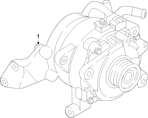 Alternator for 2022 Hyundai Sonata #1