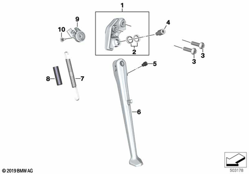 Side Stand for 2026 BMW-Motorrad M 1000 XR #0