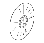 3C0601147DSMC - Suspension: Wheel Cover for Volkswagen: Eos, Passat Image