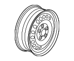 3Q0601027D03C - : Wheel, Steel for Volkswagen: Eos, Passat Image