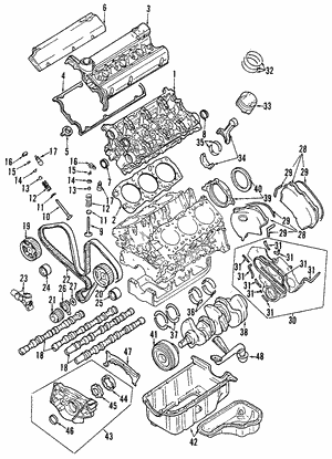 Engine Parts for 1995 Mitsubishi Montero | OEM Parts Online
