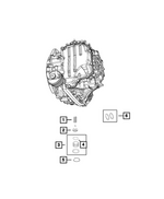 68110678AA - AS60T; 6 Speed; Automatic Transaxle: Spring for Fiat: 500, 500L | Jeep: Compass Image