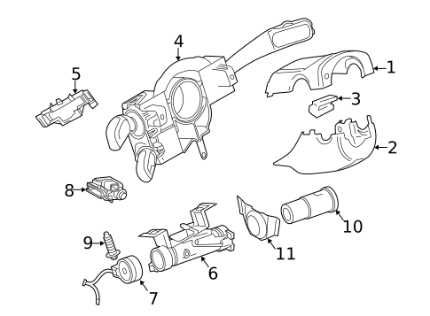 Ignition Lock for 2012 Volkswagen Eos #0