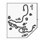 81606T20A61 - Body: Harness for Honda: Civic Image