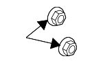 11089471 - Body: Inner Bracket Nut for Saab Image