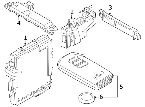 Keyless Entry Components for 2023 Kia Niro EV #0