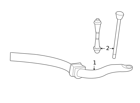 Stabilizer Bar & Components for 2004 Lincoln Aviator #1