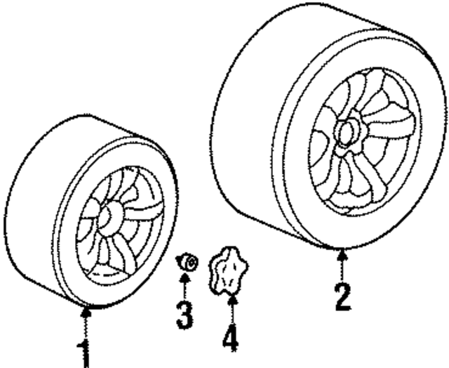 4865346AA - Suspension: Wheel, Alloy for Mopar Image
