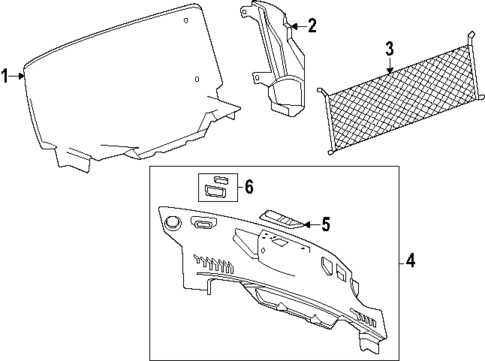 Interior Trim - Rear Body for 2025 Chevrolet Corvette #3