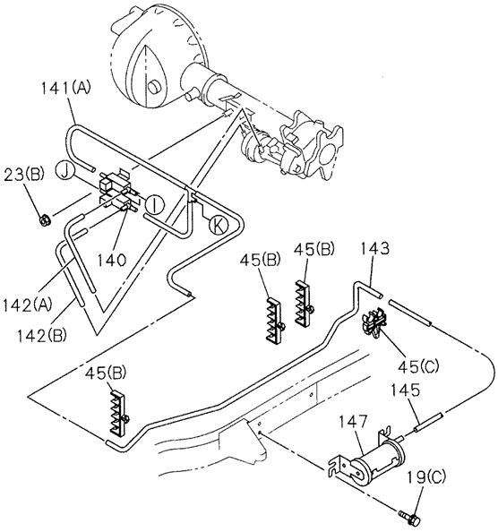 Vacuum Tank for 1997 Honda Passport #0