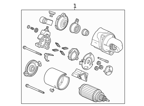 Starter & Related Components for 2019 Acura RDX #0