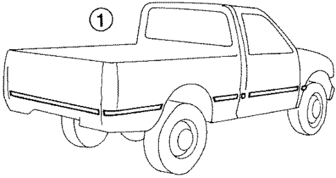 Stripe Tape for 1991 Isuzu Pickup #0