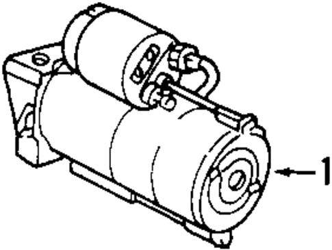 Starter for 1998 Chevrolet Corvette #0