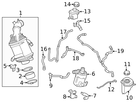 Condenser, Compressor & Lines for 2018 BMW X5 #1