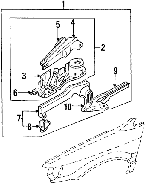 Inner Components for 1995 Mitsubishi Expo #0
