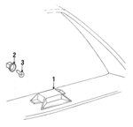 5977372 - Electrical: High Mount Lamp for Oldsmobile: 88, LSS, Regency Image