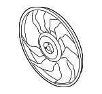 252313R000 - Cooling System: Fan Blade for Kia: Cadenza, Optima, Sedona, Sorento Image