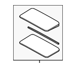 912101KA2B - Body: Sunroof Glass for Nissan Image