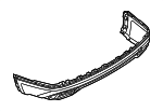 3CN807434AQGRU - Body: Spoiler for Volkswagen Image