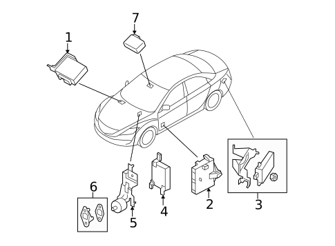 Controls for 2011 Mazda 6 #0