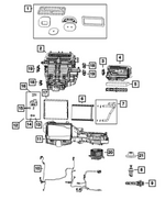 68687040AA - : A/C And Heater Unit Seal Kit for Mopar Image