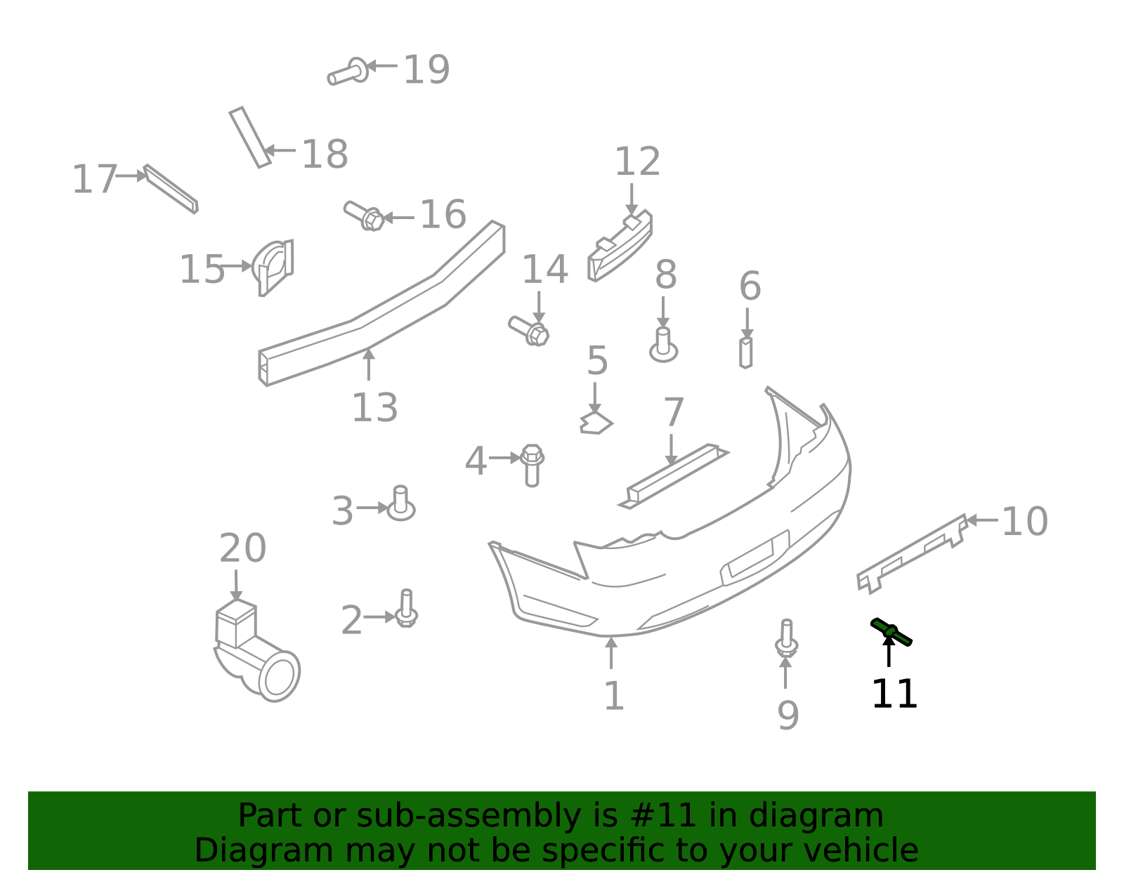 0151500113 - Center Bracket Rivet 2007-2015 INFINITI | Infiniti of ...