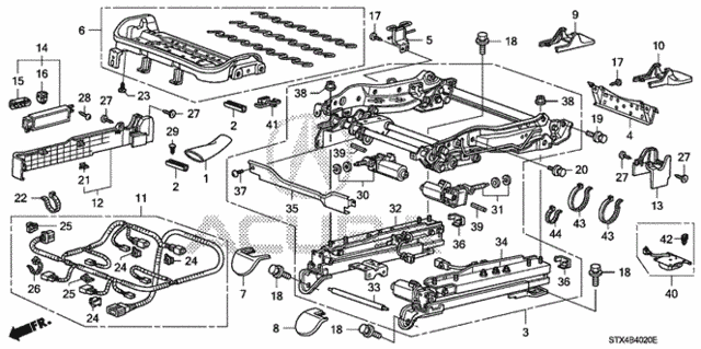 Front Seat Components (R.) for 2012 Acura MDX #0