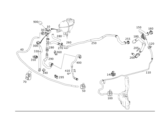 1409950405 - Heating and Ventilation: Spring Hose Clamp for Mercedes-Benz: 180A, 180b, 220a, 250, 300S, 350SD, A220, A35 AMG, C230, C250, C280, C300, C32 AMG, C350, C63 AMG, CL550, CL600, CL63 AMG, CL65 AMG, CLA250, CLA35 AMG, CLK430, CLS400, CLS550, CLS63 AMG, CLS63 AMG S, E250, E350, E400, E550, E63 AMG, E63 AMG S, G63 AMG, G65 AMG, GL320, GL550, GLA250, GLA35 AMG, GLB250, GLB35 AMG, GLE580, GLK250, GLK350, GLS580, Maybach S580, Maybach S680, ML350, ML450, ML500, ML550, ML63 AMG, S350, S400, S430, S500, S55 AMG, S550, S580, S580e, S600, S63 AMG, S63 AMG E Performance, SL500, SL55 AMG, SL550, SL600, SL63 AMG, SL65 AMG Image image