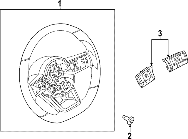 484306SA8C - Steering: Steering Wheel for INFINITI: QX60 Image