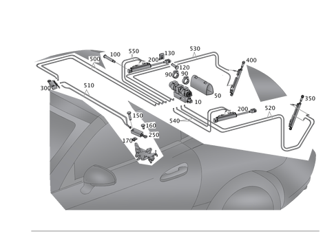 Hydraulic System for 2012 Mercedes-Benz SLK250 #0