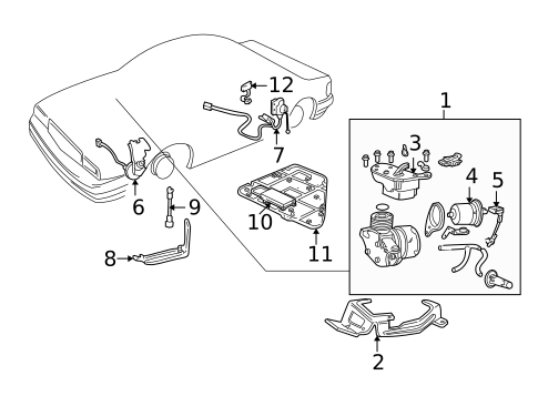 Ride Control Components for 2004 Cadillac Seville #0