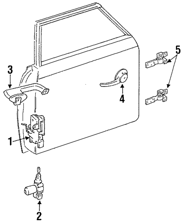 55027885 - Body: Lock for Mopar Image