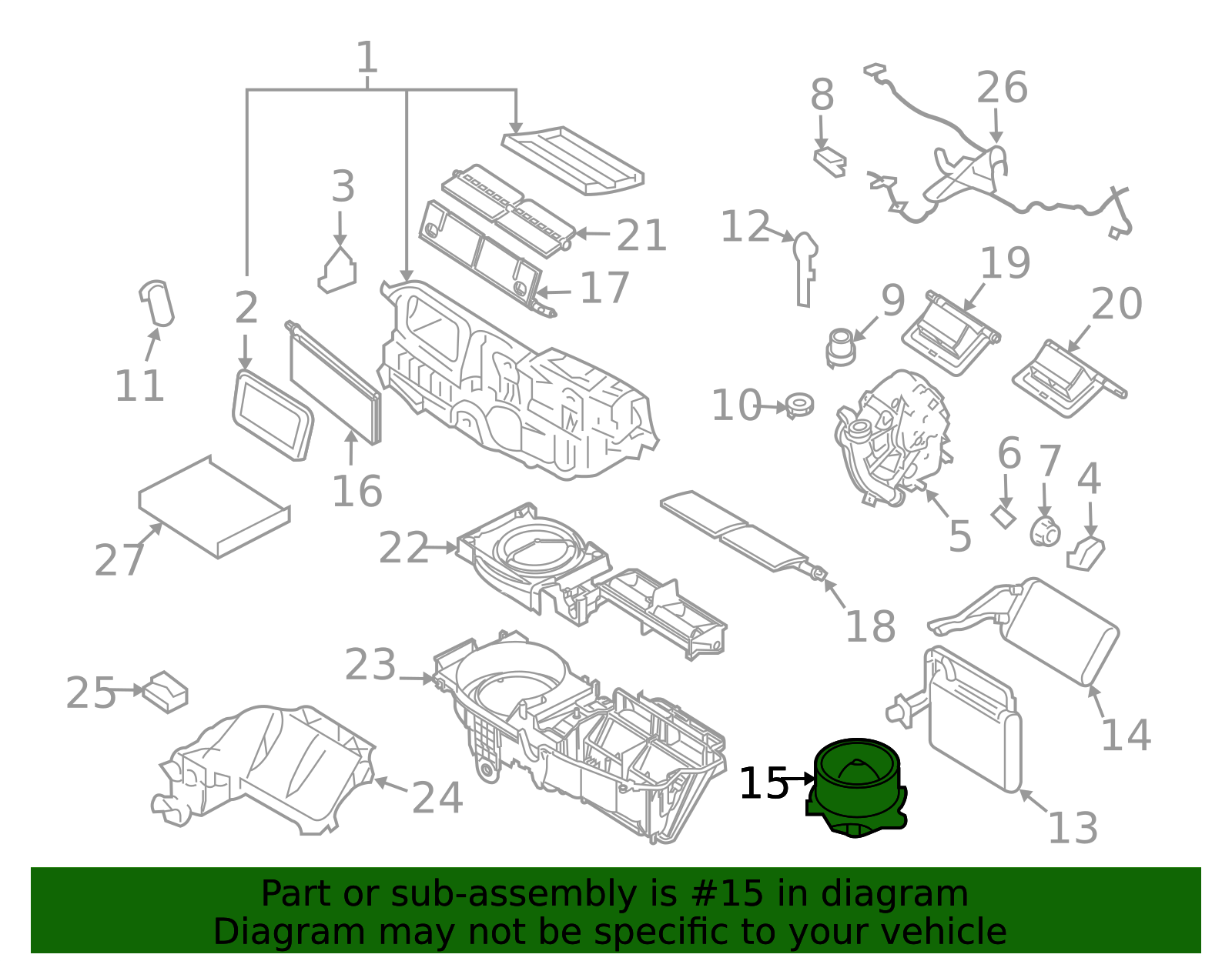 2010-2012 Ford | Blower Motor | AE5Z-19805-D | Walls' Ford Parts