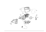 2928100276 - Driver Door: Mirror Frame for Mercedes-Benz Image