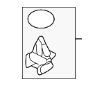 10308063 - Body: Rocker Panel Molding Clip for GM Image