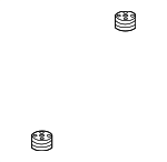 57101TLAA00 - Electrical: Lower Bracket Insulator for Honda: Accord, Civic, Clarity, CR-V, HR-V, Insight, Pilot Image