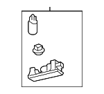 97063202000 - Body: Under Hood Lamp for Porsche: Panamera Image