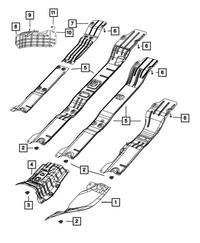 « 68066354AA – Exhaust : Tunnel Avant Du Plancher Insonorisant pour Mopar Image »