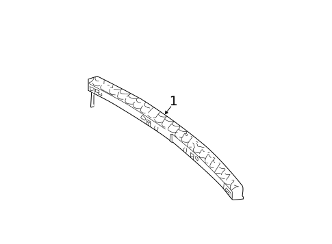 High Mounted Stop Lamp for 2018 Mercedes-Benz CLS 550 #0
