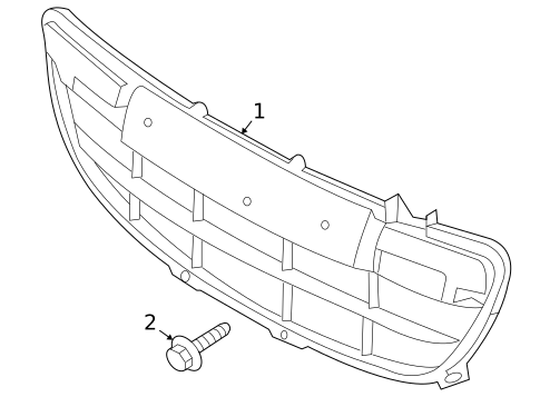 Grille & Components for 2012 Mazda MX-5 Miata #1