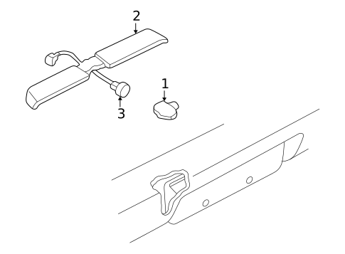 License Lamps for 2001 GMC Jimmy #0