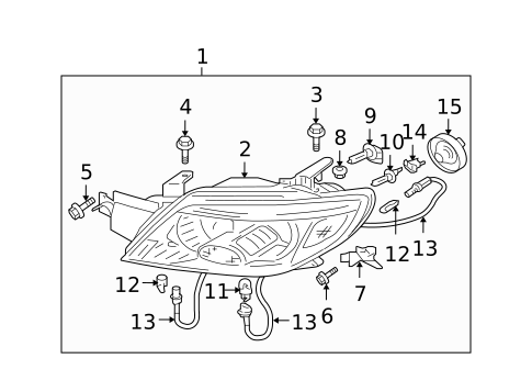 Bulbs - Chassis for 2005 Mitsubishi Outlander #0