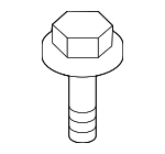 MU000716 - Electrical: Lens &amp; Housing Mount Bolt for Mitsubishi: Eclipse, Endeavor, Galant, Lancer, Mirage, Outlander Image