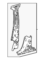 6130160200 - Body: Center Pillar Reinforced for Toyota Image