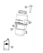 4809965AA - : Power Steering Fluid Reservoir for Mopar Image