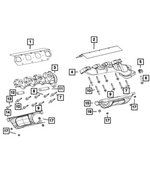 6101526 - Engine: Hex Flange Head Bolt, Mounting, Lower for Mopar Image