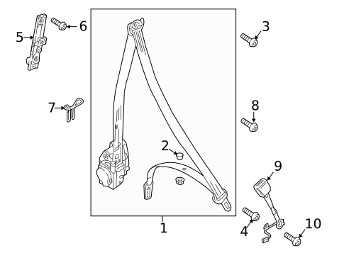 Front Seat Belts for 2025 Audi A4 allroad #0