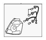 96494902 - Electrical: Tail Lamp Assembly for Chevrolet: Aveo, Aveo5 Image
