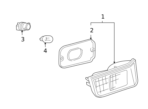 Backup Lamps for 2006 Lexus GX470 #0