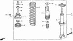 52610SS8A01 - : Shock Absorber Assembly, R Rear for Acura: CL Image